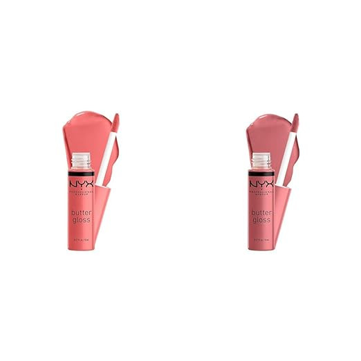 NYX Butter Gloss Non-Sticky Lip Gloss Creme Brulee & Tiramisu | Amazon (US)