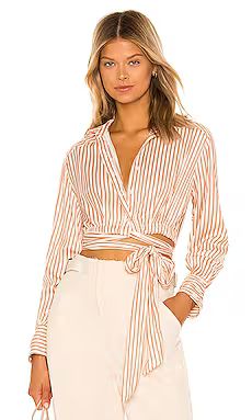 Free People X REVOLVE My Everything Wrap Top in Ivory Combo from Revolve.com | Revolve Clothing (Global)