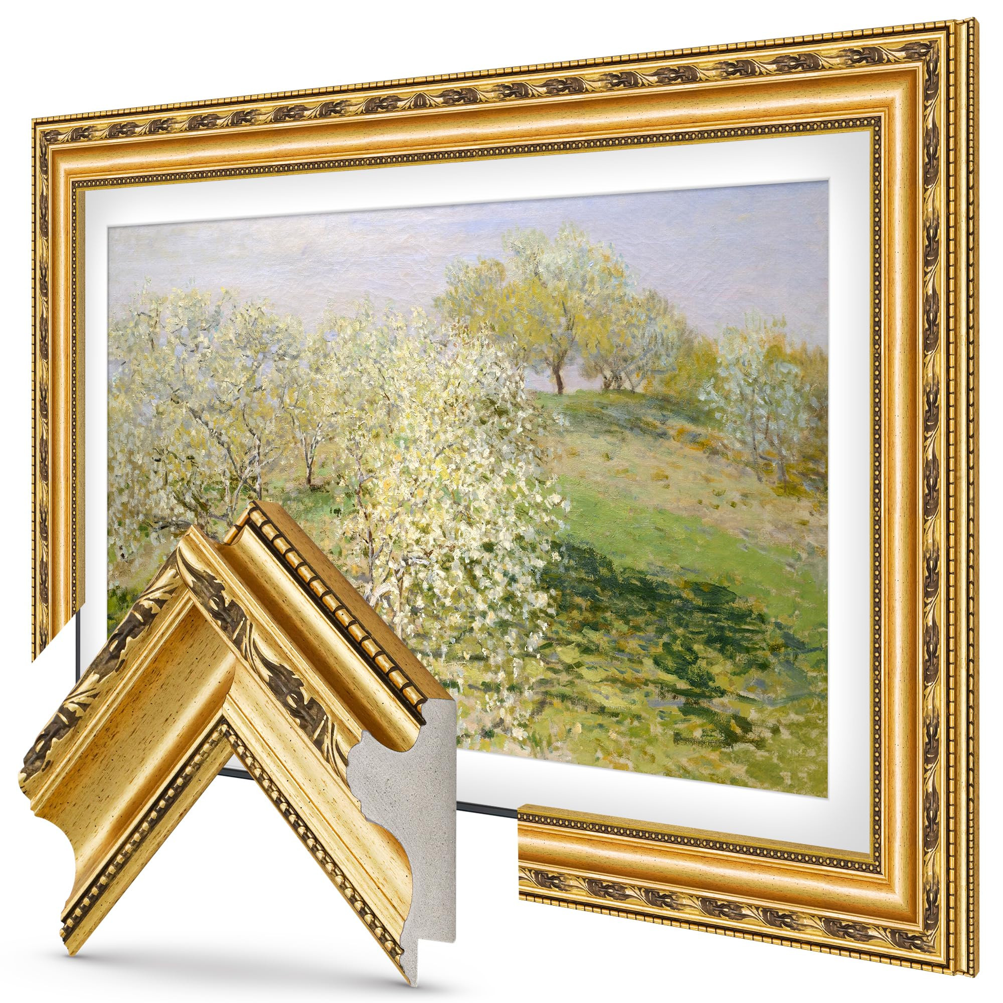 Frame My TV Deco TV Frames - Ornate Gold Smart Frame Compatible ONLY with Samsung The Frame TV an... | Amazon (US)