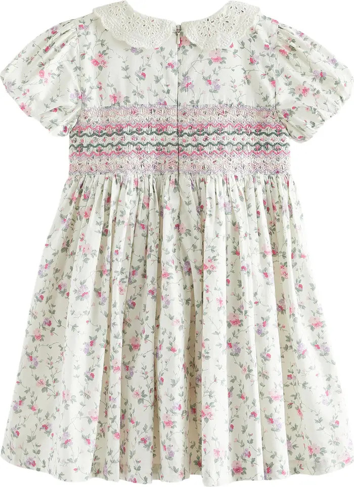 Kids' Floral Smocked Cotton Dress | Nordstrom