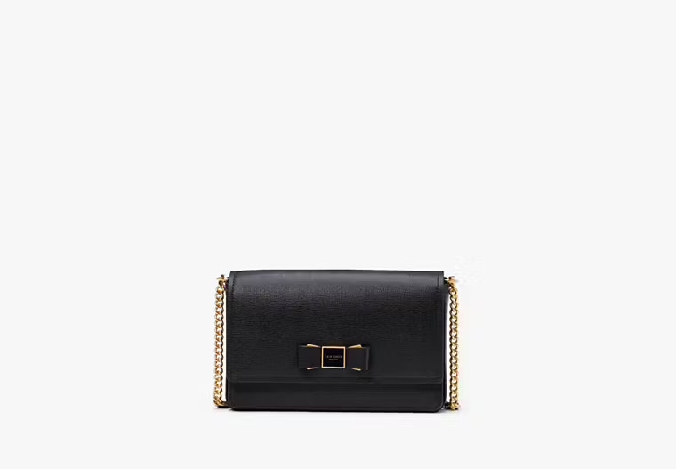 Morgan Bow Embellished Flap Chain Wallet | Kate Spade (US)