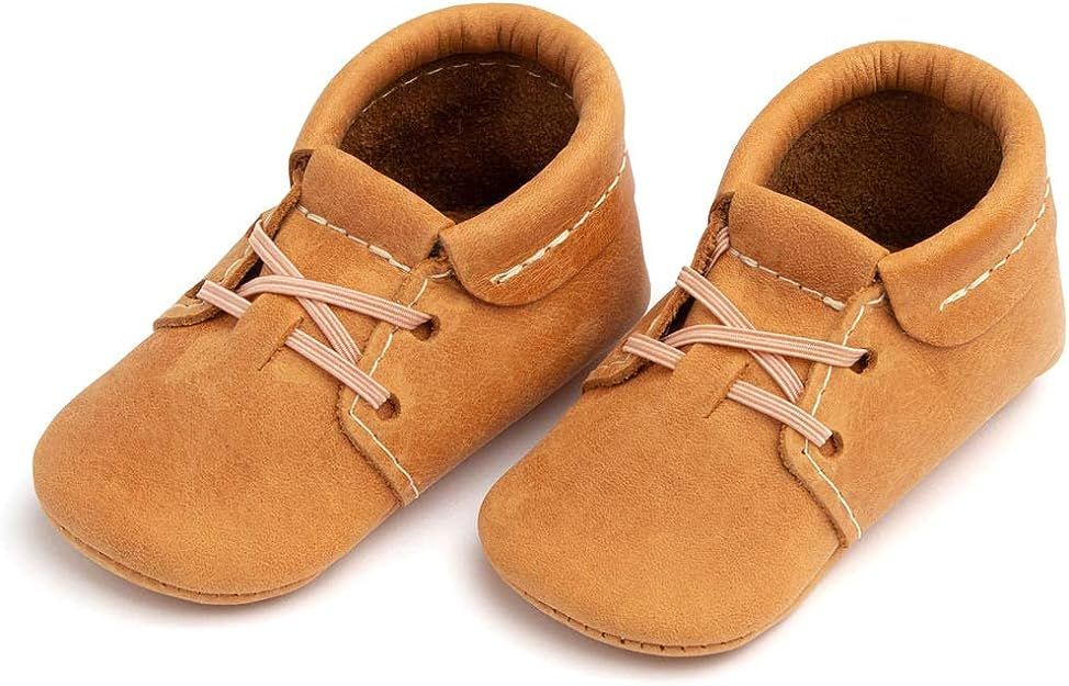 Freshly Picked - Rubber Mini Sole Leather Oxford Moccasins - Toddler Girl Boy Shoes Multi-Color | Amazon (US)