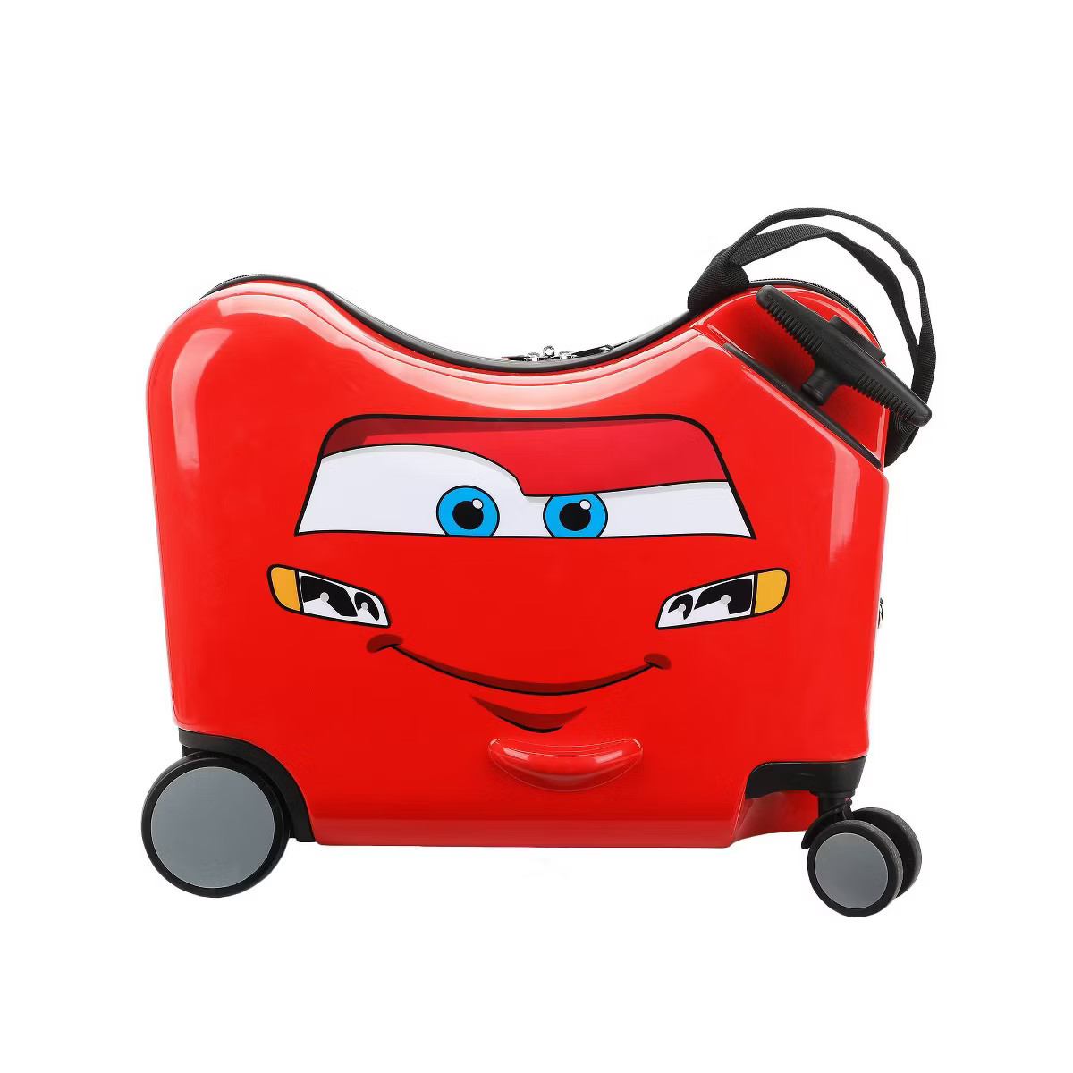 Disney Cars Carry On Spinner Hardside Ride On Suitcase - Red | Target