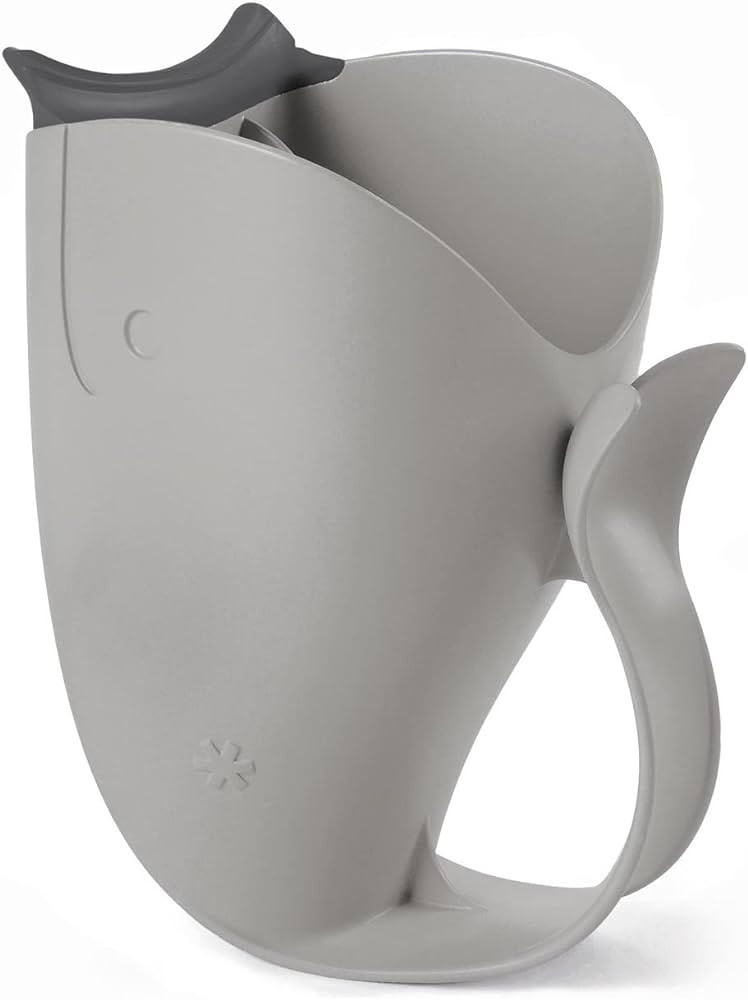 Skip Hop Baby Bath Rinse Cup, Moby Tear-free Waterfall Rinser, Grey | Amazon (US)