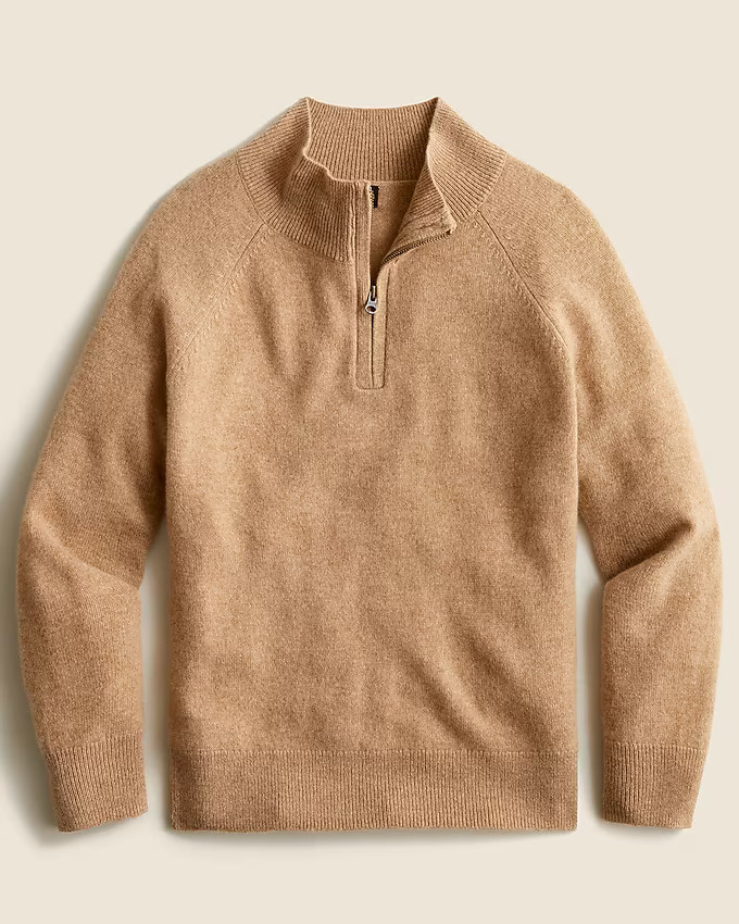 Kids' cashmere half-zip sweater | J. Crew US