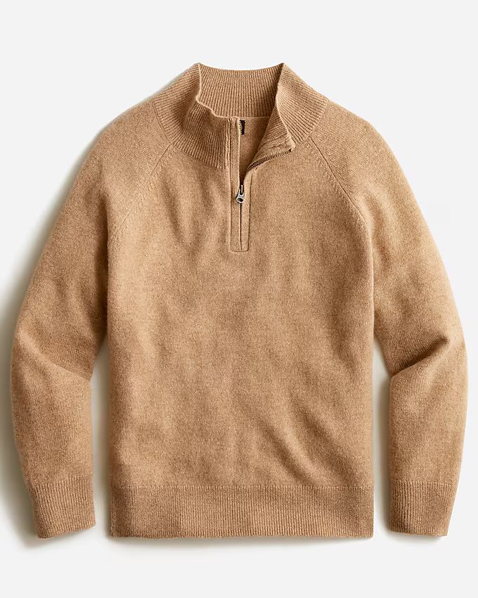 Kids' cashmere half-zip sweater | J.Crew US