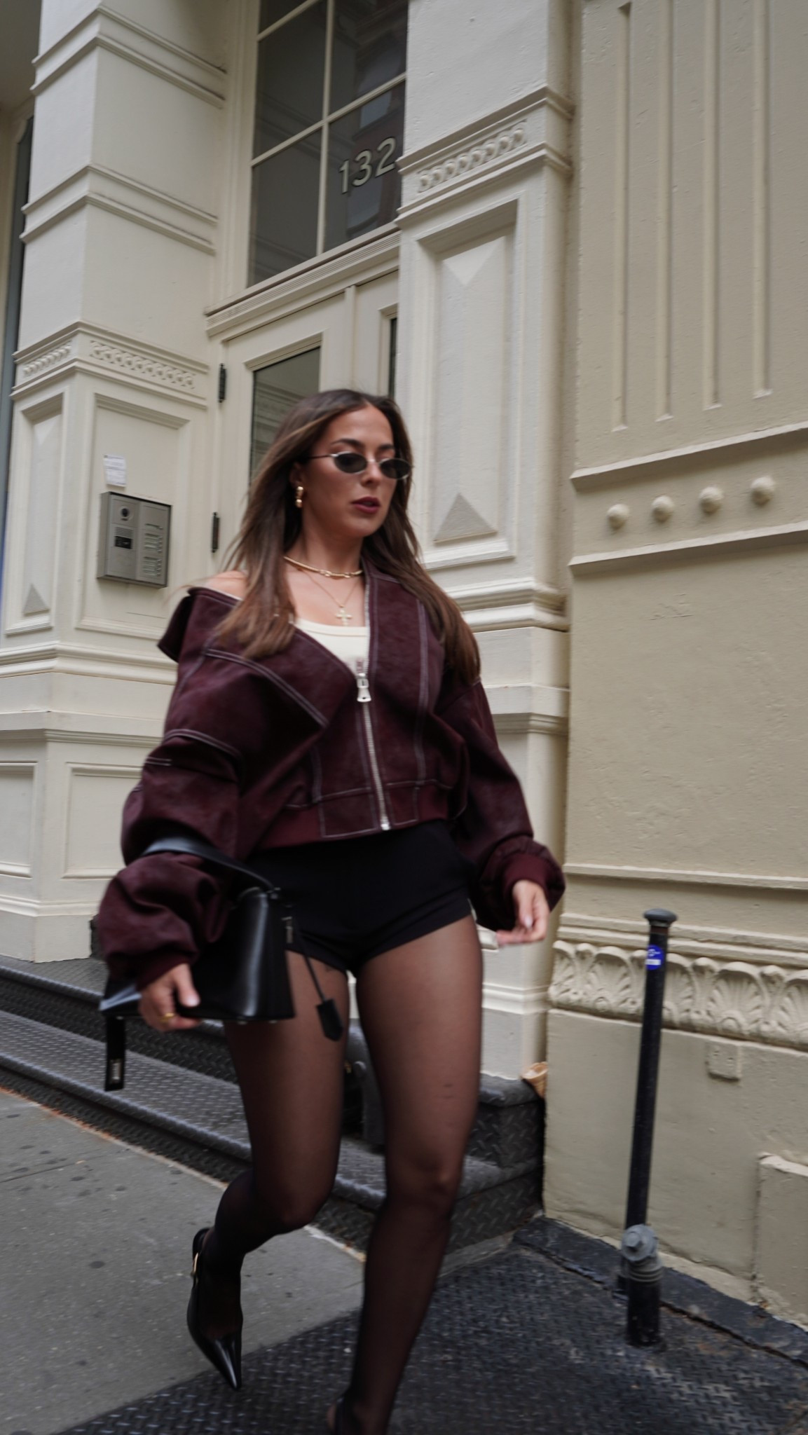 Bag is from verified! Jacket is a small - I could do with an XS though. Runs large 

#LTKSeasonal #LTKNYFW #LTKFallSale