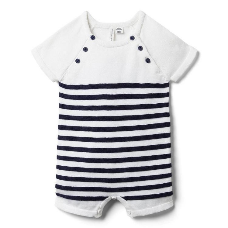 Baby Striped Sweater Romper | Janie and Jack
