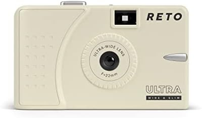 RETO Ultra Wide and Slim 35mm Reusable Daylight Film Camera - 22mm Wide Lens, Focus Free, Light W... | Amazon (US)