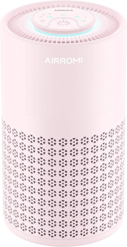 AIRROMI Air Purifier for Bedroom with HEPA 3-in-1 Filter, Pet Air Purifier for Home Cat Pee Smell... | Amazon (US)
