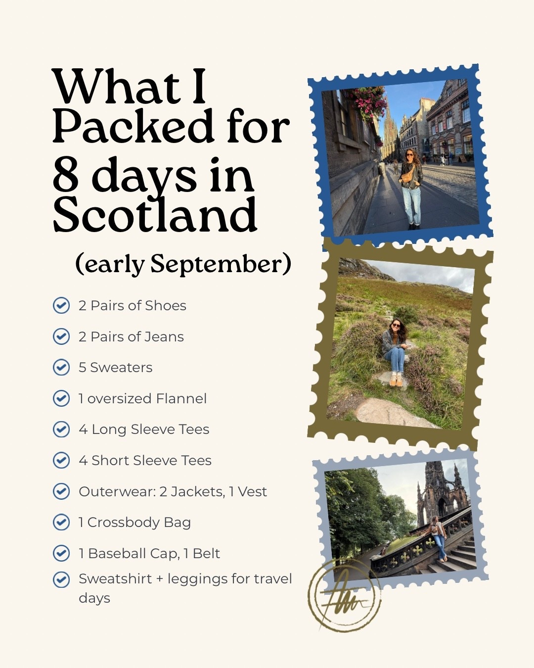 A few of the things I brought with me to Scotland. Focus: casual, comfortable, mix and match layers. 

#LTKOver40 #LTKTravel #LTKSeasonal