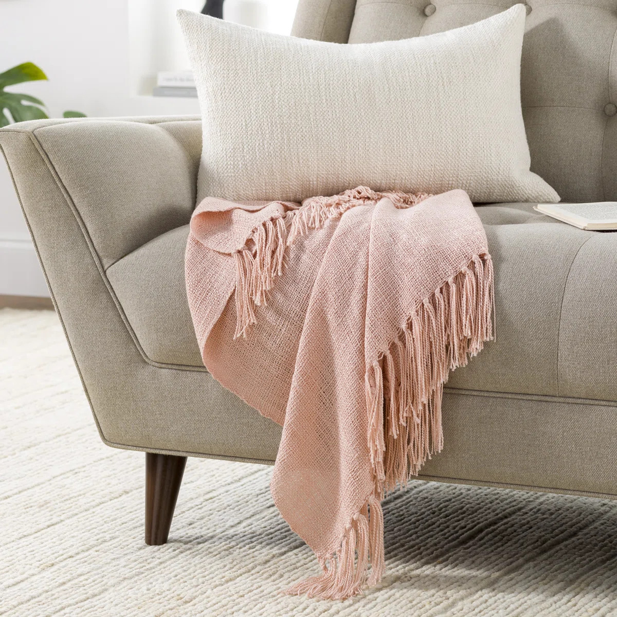 Dennie Hand Woven Throw Blanket | Wayfair North America