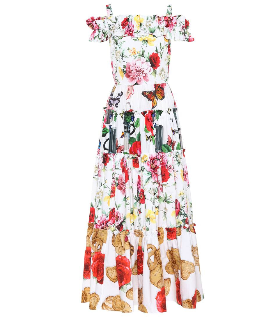 Printed poplin maxi dress | Mytheresa (US/CA)