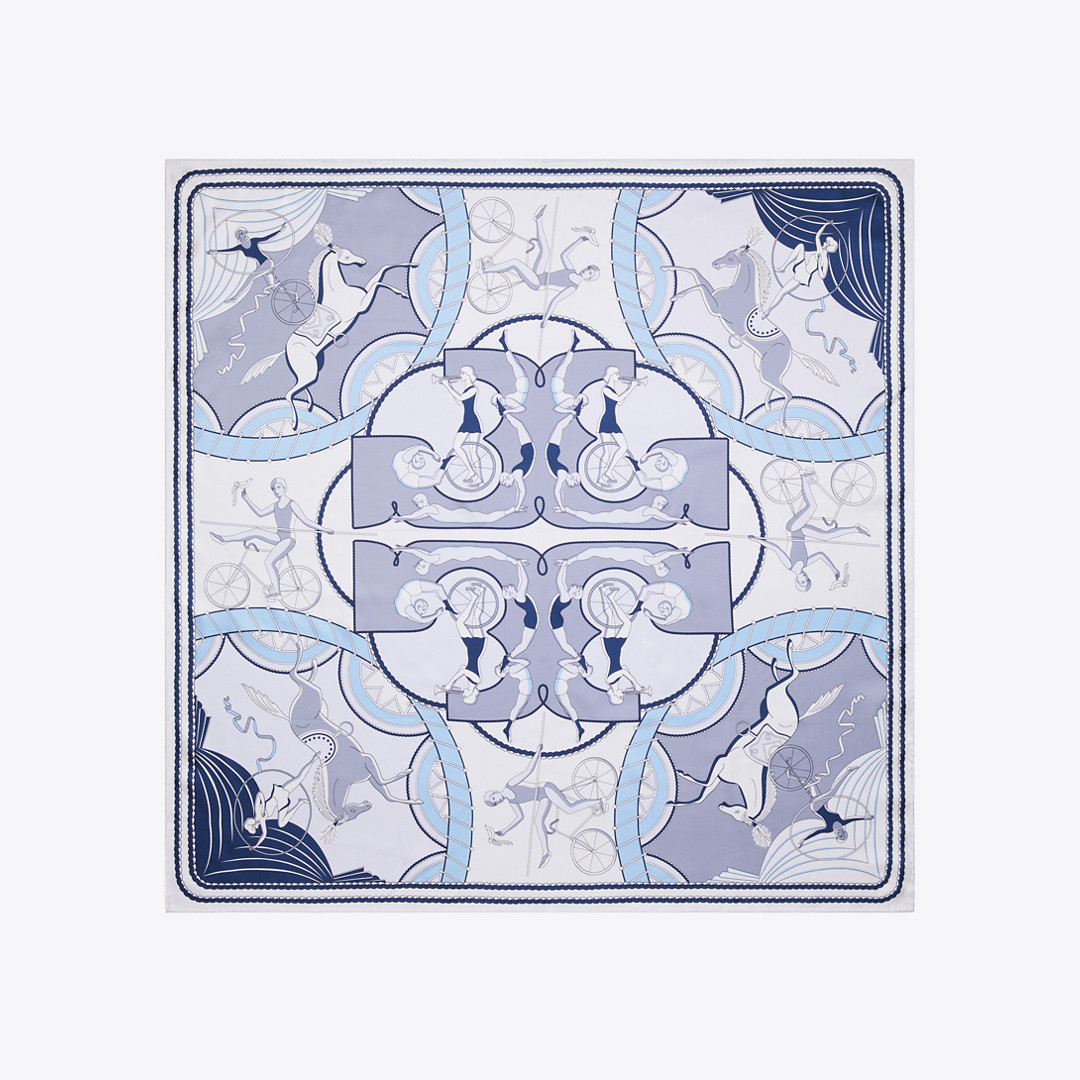 Tory Burch Aeronauts Double-Sided Silk Square | Tory Burch (US)