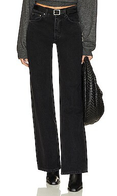 ANINE BING Hugh Jeans in Vintage Black from Revolve.com | Revolve Clothing (Global)