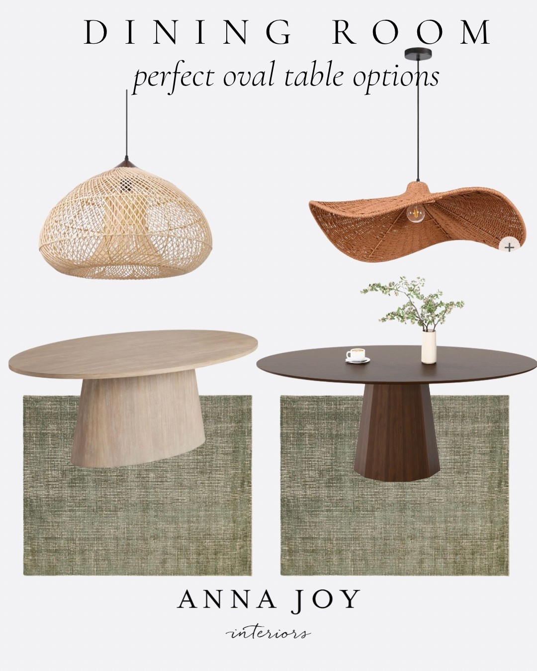 Oval Table inspiration with a touch of green for a dining room refresh 

#LTKStyleTip #LTKFamily #LTKHome