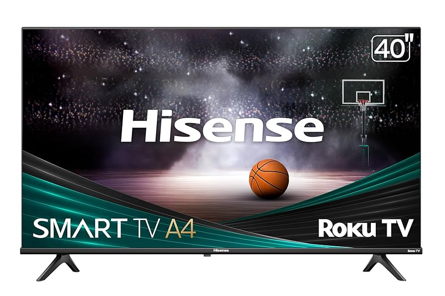 Hisense 40-Inch Class A4 Series FHD 1080p Smart Roku TV with Alexa Compatibility (40A4NR) - Dolby... | Amazon (US)