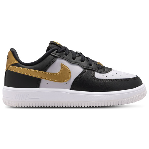 Nike Girls Nike Air Force 1 Low Lace - Girls' Preschool Basketball Shoes Gold/Black Size 1.0 | Champs Sports Canada