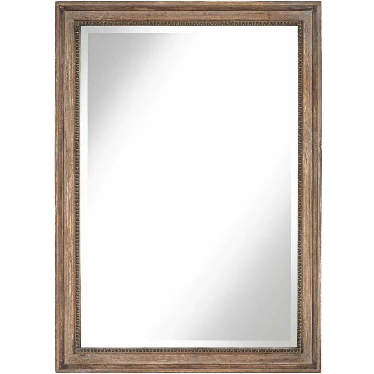 Noble Park Lesley Rectangular Vanity Wall Mirror Rustic Farmhouse Beveled Beaded Edge Wood Frame ... | Target