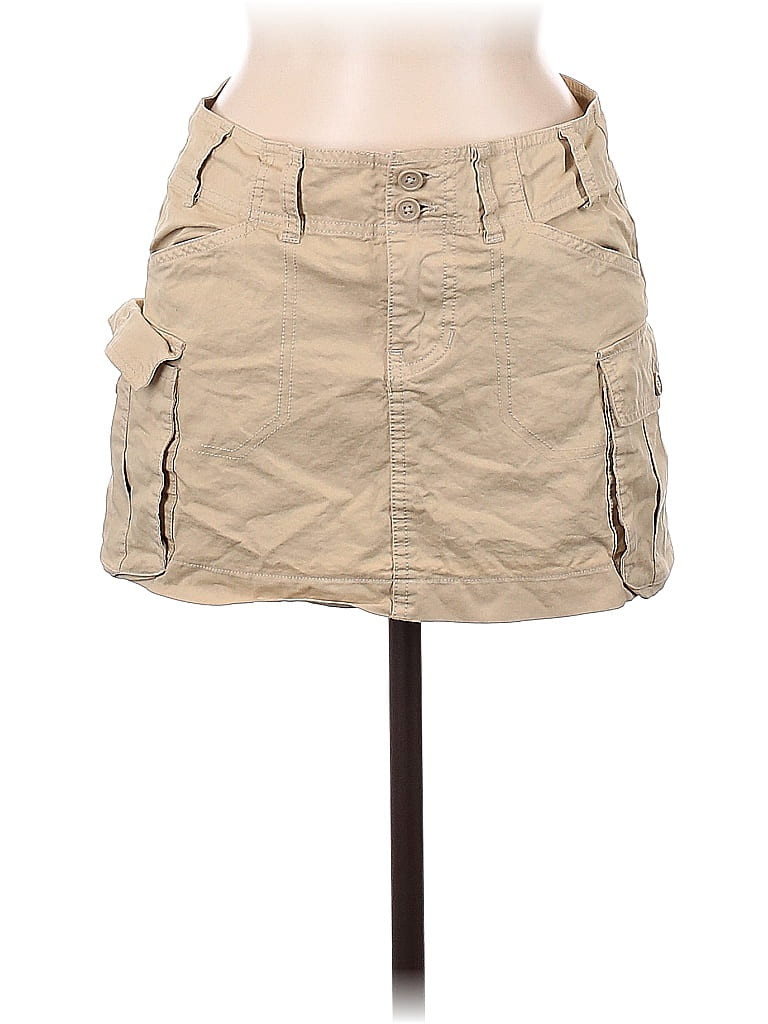 Brandy Melville Casual Skirt: Ivory Bottoms | ThredUp