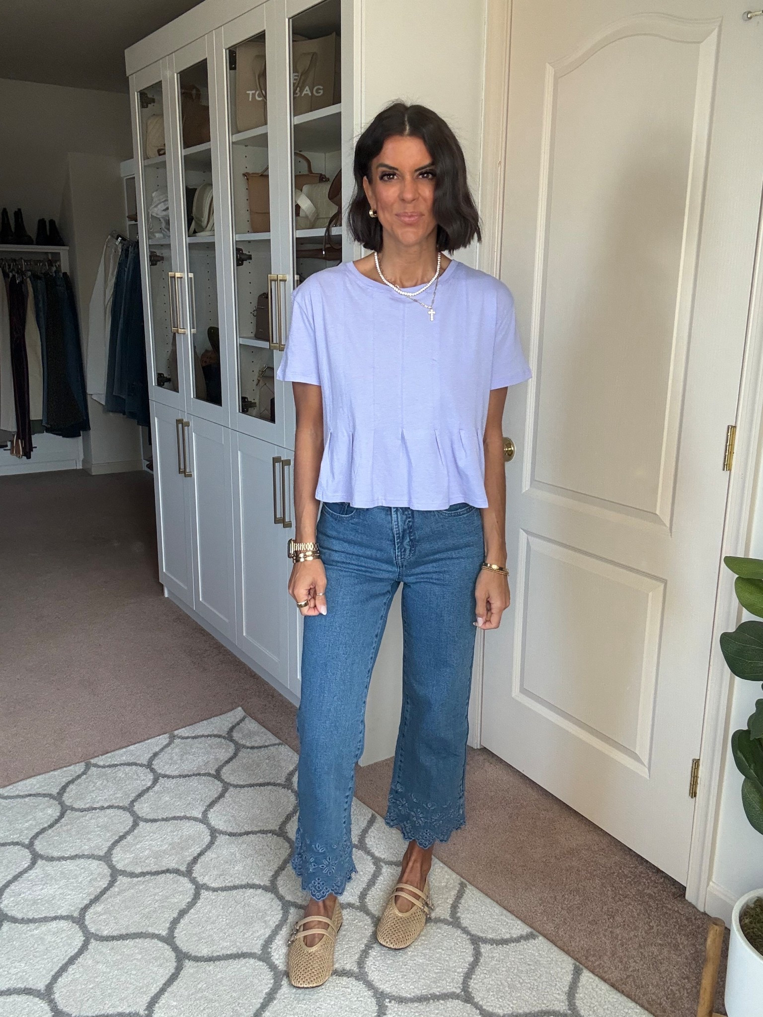 The cutest new Walmart jeans!!! I’m 5’5 and they fit tts. Size xs in top. 

#LTKSeasonal #LTKootd #LTKgrwm