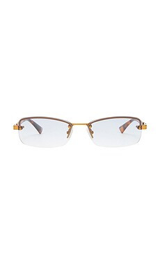 Le Specs Enigmatic Sunglasses in Antique Gold, Dark Tort, & Smoke Grad from Revolve.com | Revolve Clothing (Global)