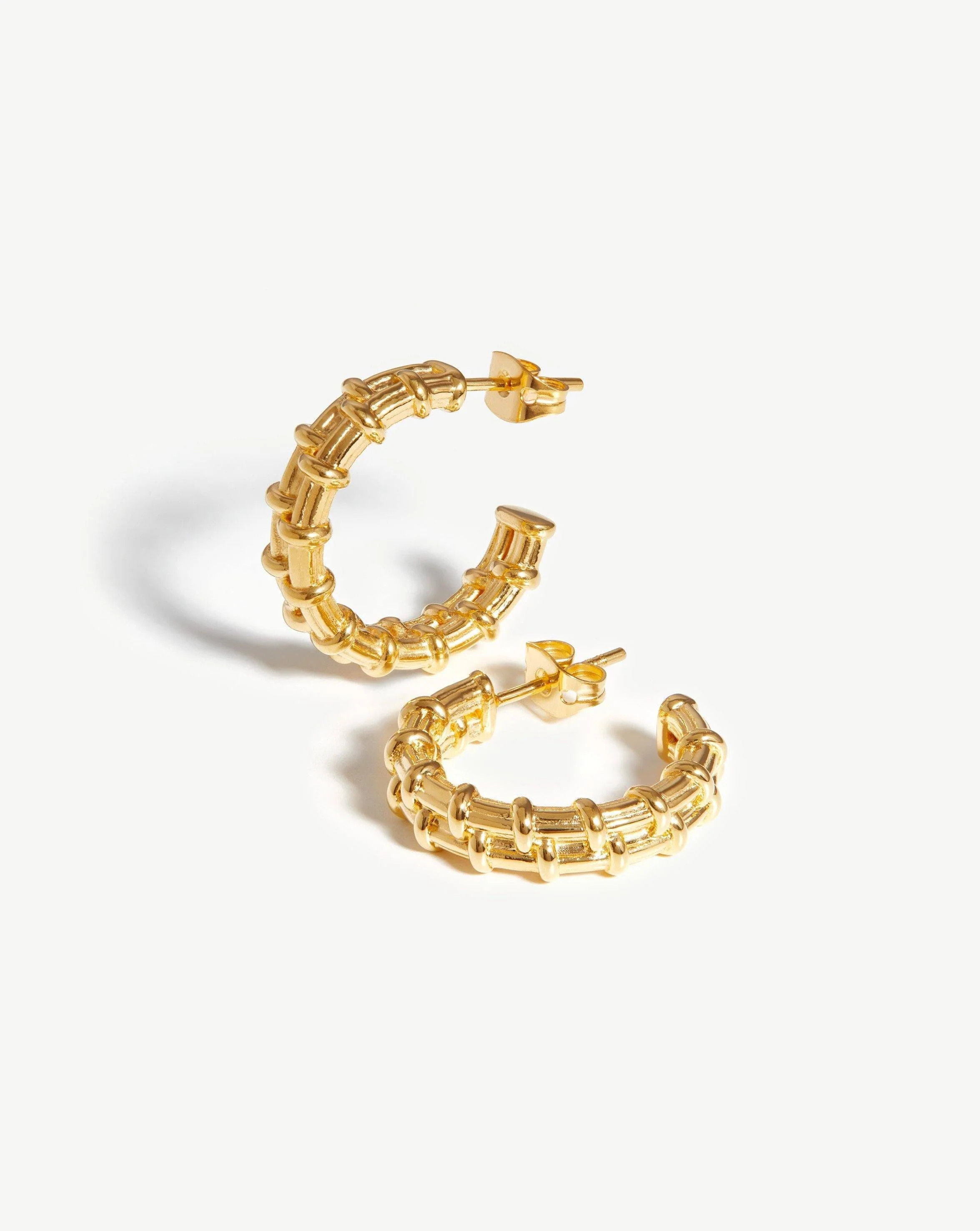 Small Raffia Hoop Earrings | Missoma UK