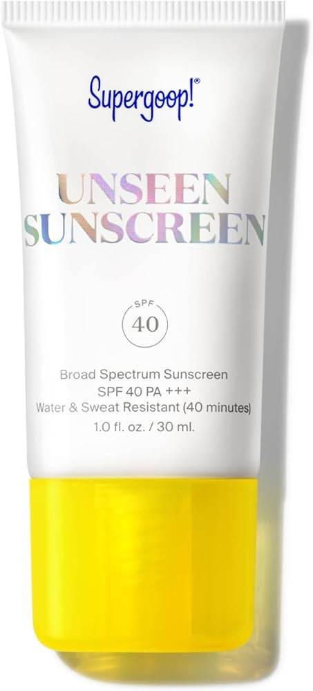 Supergoop! Unseen Sunscreen, 30ml - SPF 40 PA+++, Broad Spectrum Face Sunscreen & Makeup Primer -... | Amazon (US)