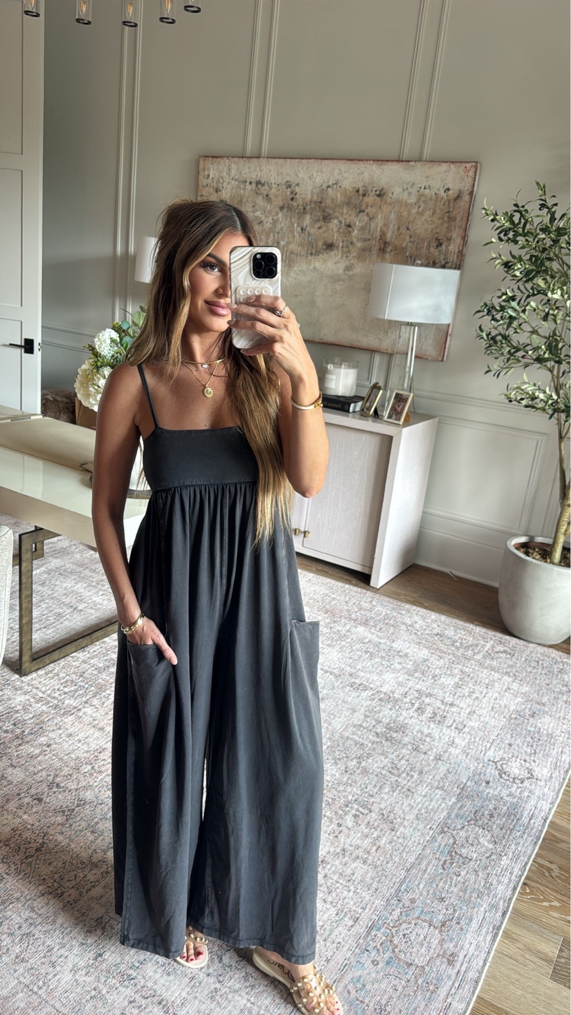 wearing a small 🖤