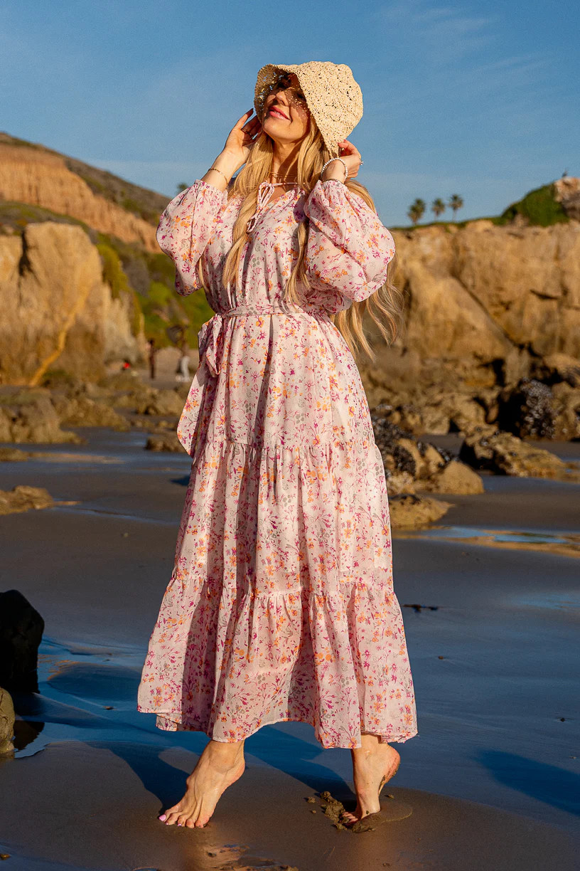 Imogen Dress in Blush | Ivy City Co