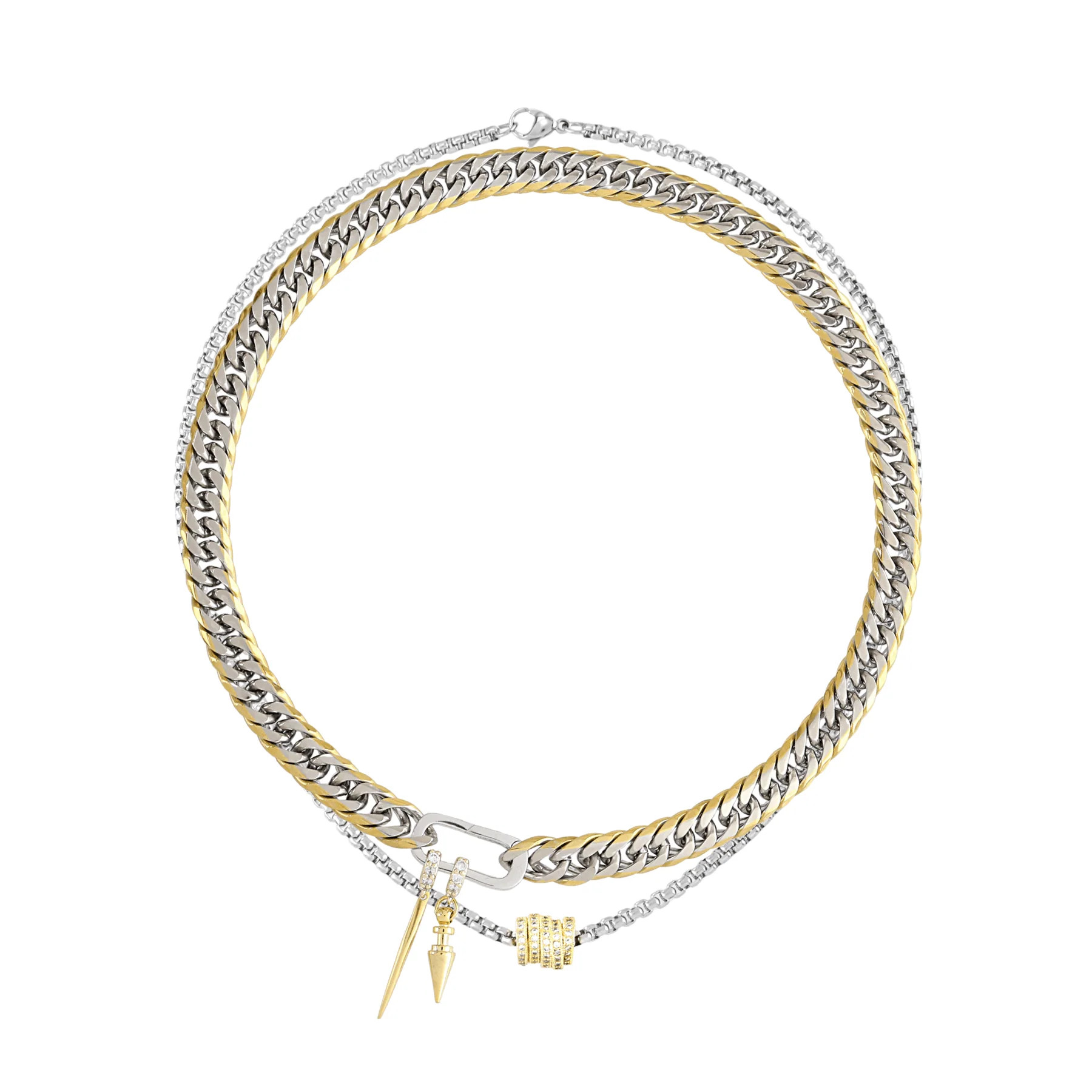 Just Click Nut Layered Necklace Set | Artizan LLC