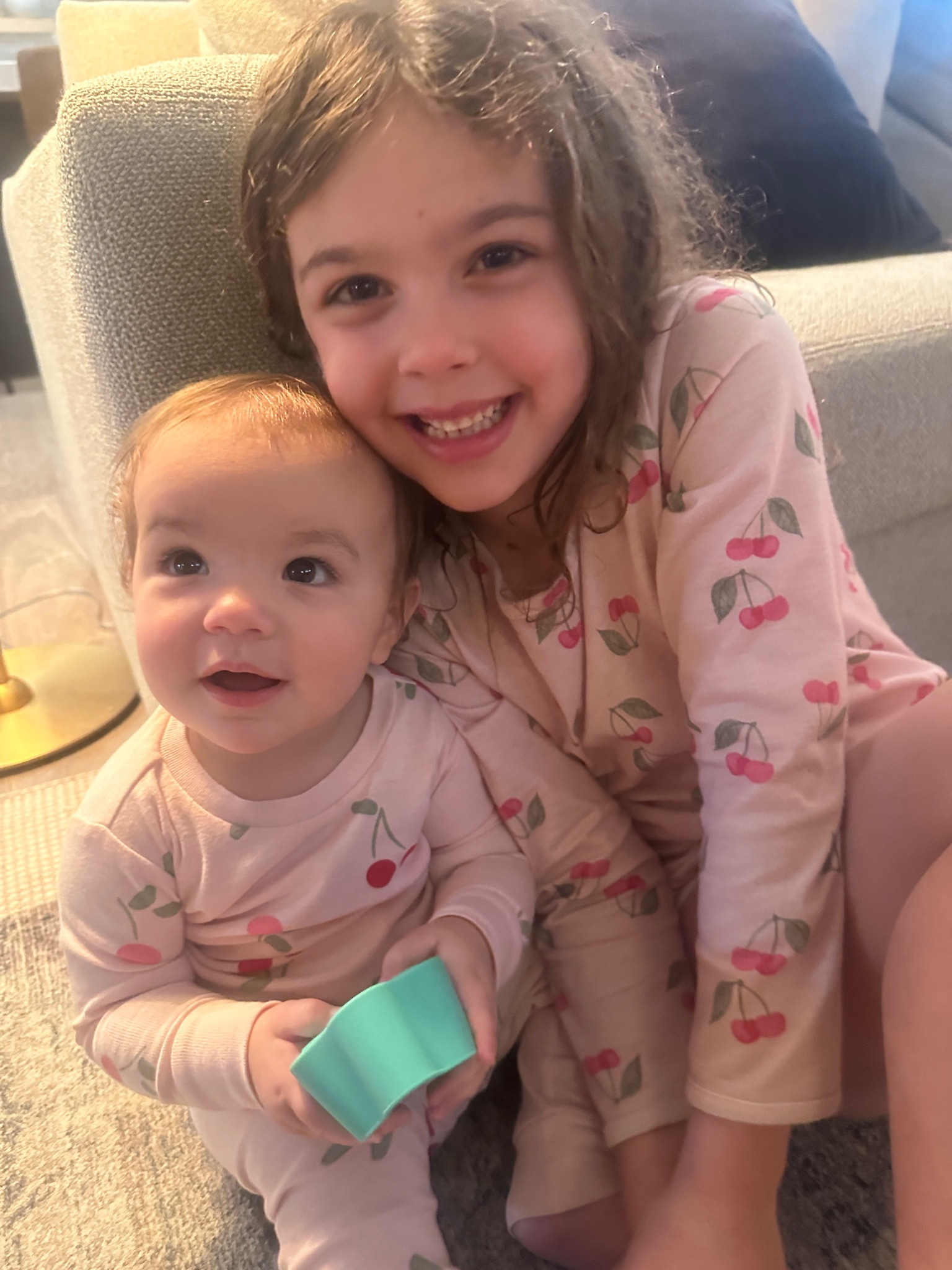 Matching cherry jammies for big and little sister 

#LTKKids #LTKBaby #LTKFamily