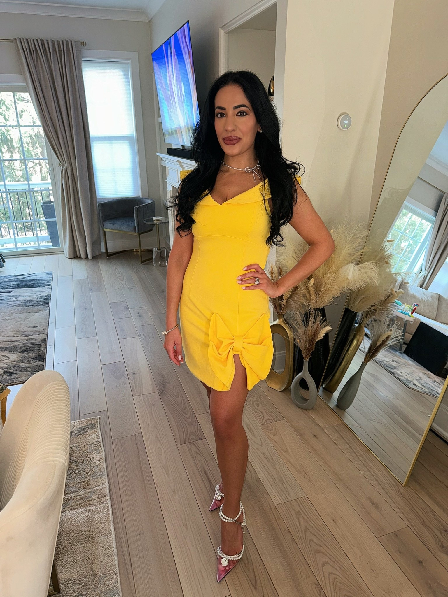 My Easter look 🐣✨ 

Wearing size S — def think I could’ve worn an XS for a tighter fit 💛 Color is very bright in person! 

#LTKSeasonal #LTKStyleTip