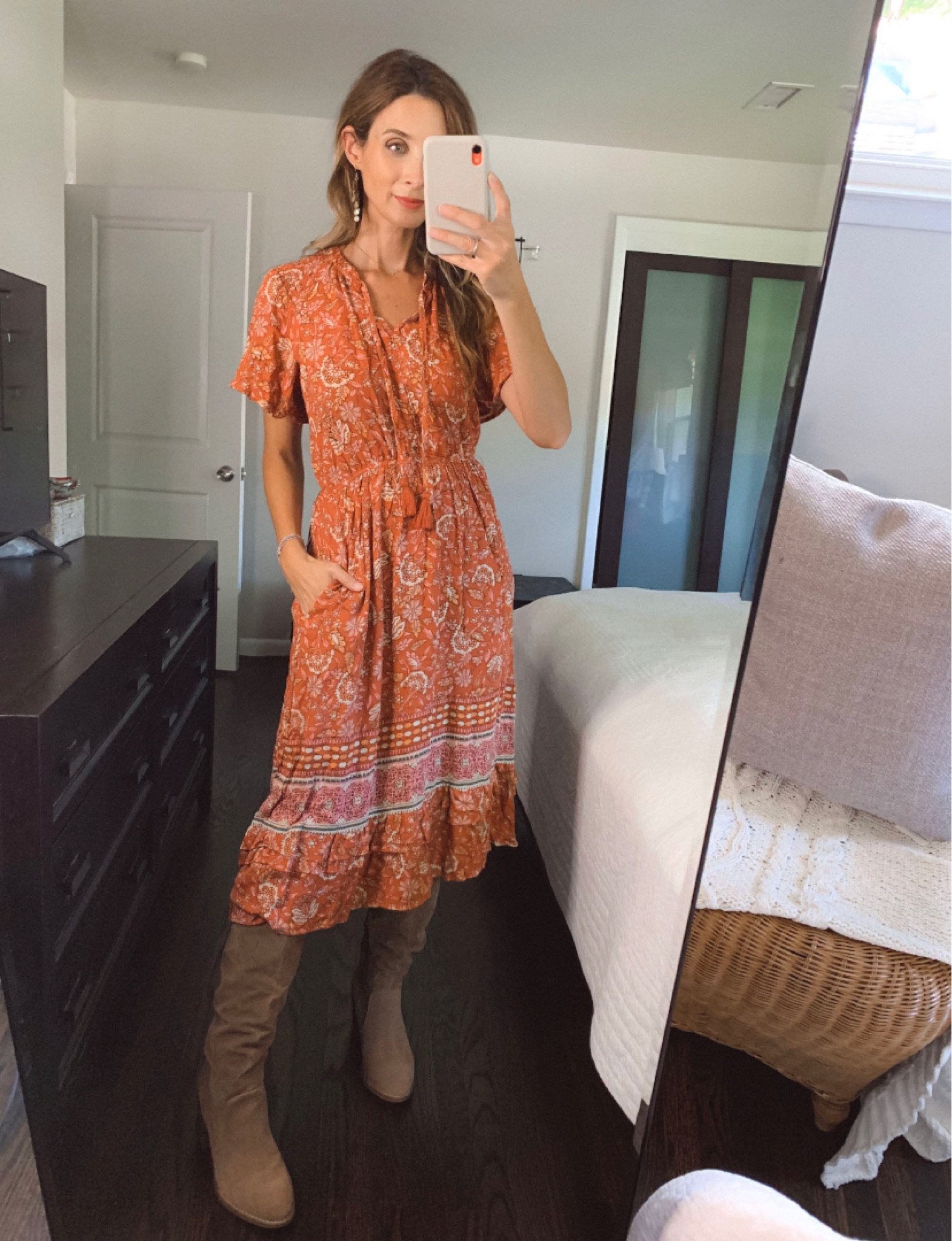 Knox rose dress. 30% off thru Monday!
Wearing an xs

Flutter sleeve, elastic waist, loose and flowy 

Target fashion, Target style, boho dress, fall outfit, teacher outfit



#LTKworkwear #LTKstyletip #LTKSeasonal