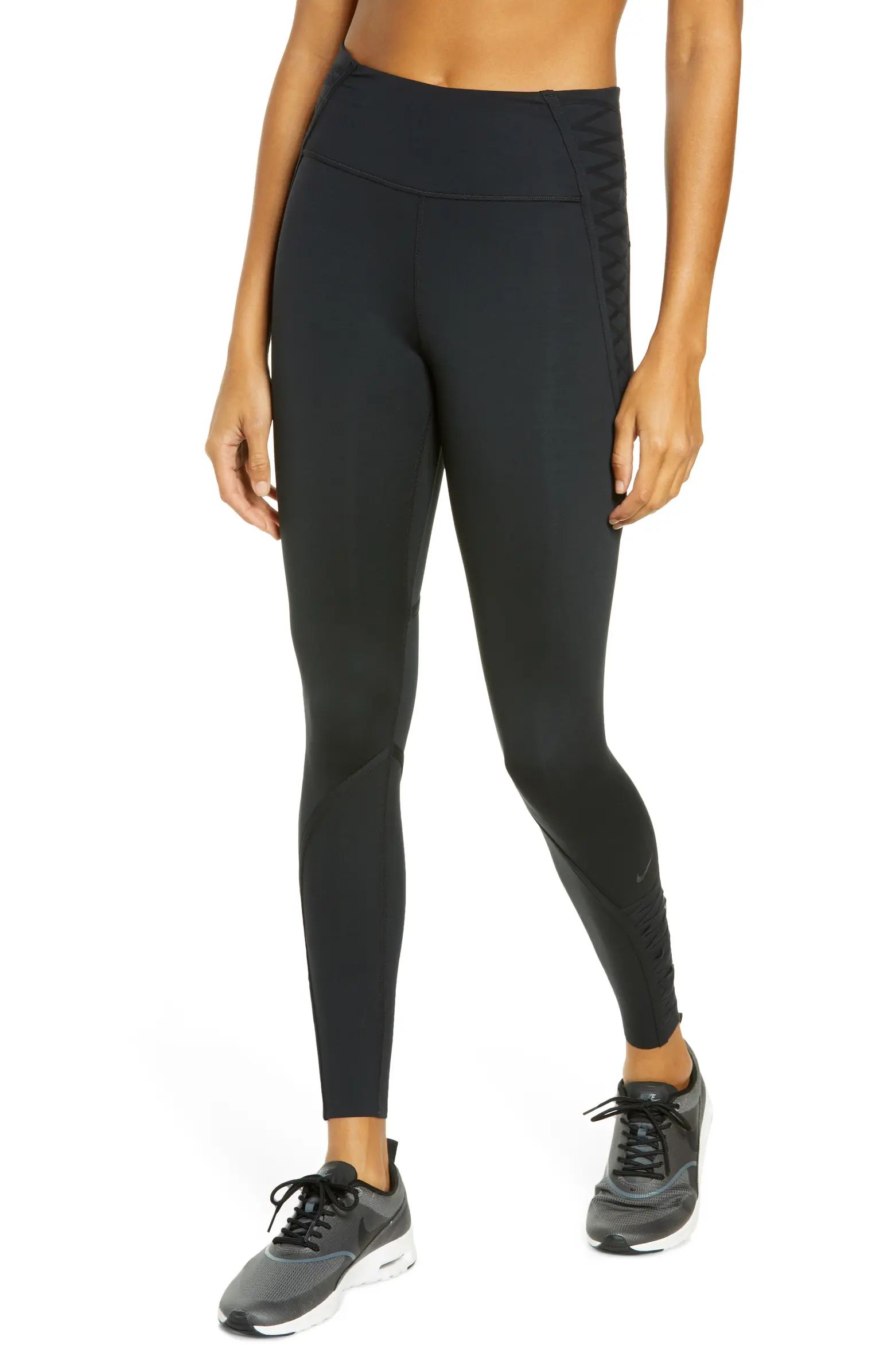 Nike One Lux 7/8 Lacing Tights | Nordstrom | Nordstrom
