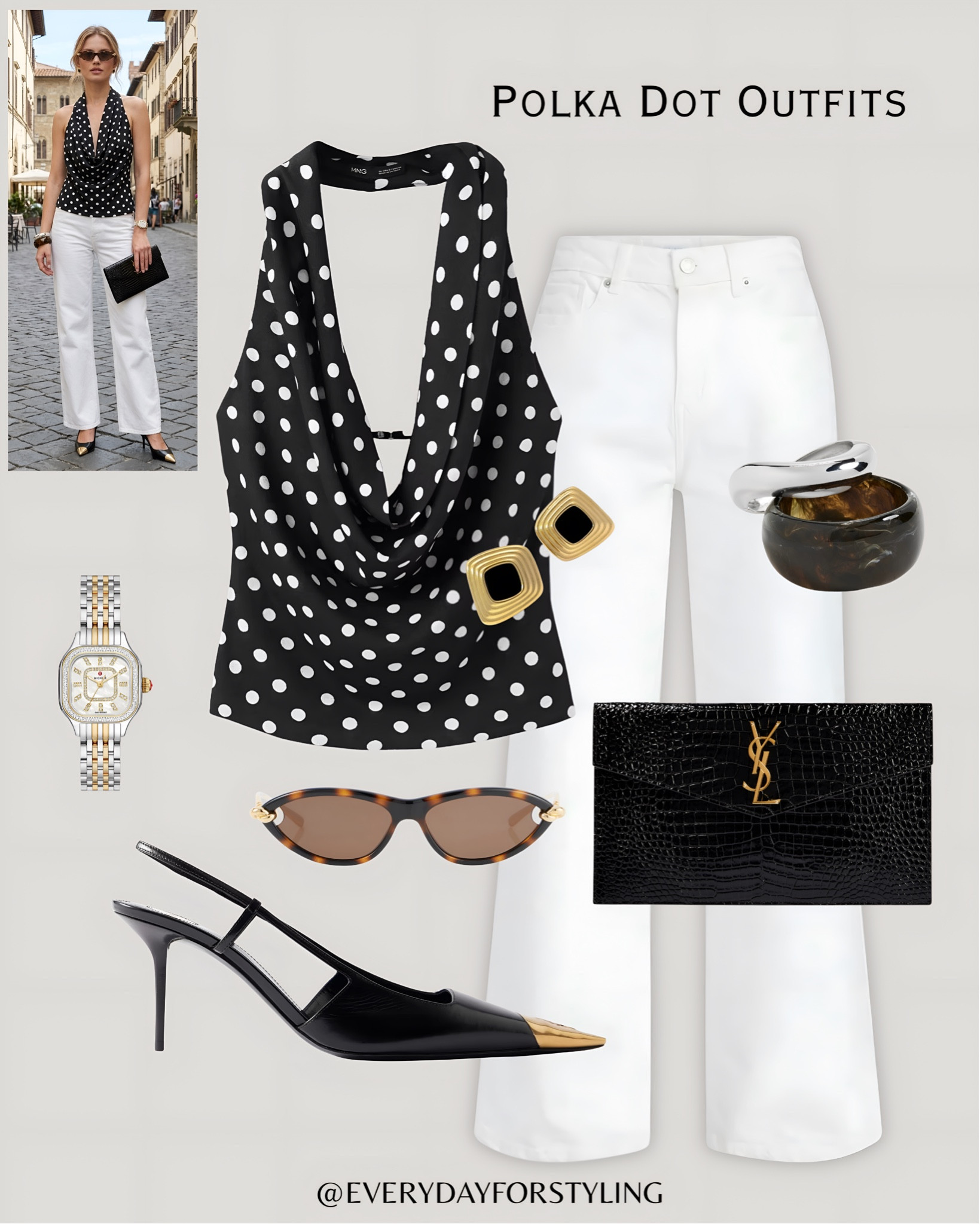 Paris-girl elegance with a sharp monochrome twist 🖤

polka dot outfits, classy summer outfits, old money aesthetic, elegant outfit ideas, Parisian style outfits, quiet luxury fashion, monochrome outfit inspo, chic vacation outfits, rich girl style, European summer fashion, black and white outfits, feminine classy style, timeless fashion pieces, elevated basics outfit, stylish summer looks, trendy polka dots, effortless chic outfits, minimal luxury style, sophisticated outfit inspo, fashion girl aestheti, everydayforstyling 

#PolkaDotStyle, #QuietLuxuryFashion, #EuropeanSummerStyle, #ChicOutfitIdeas, #OldMoneyWardrobe  

#LTKTravel #LTKootd #LTKSaleAlert
