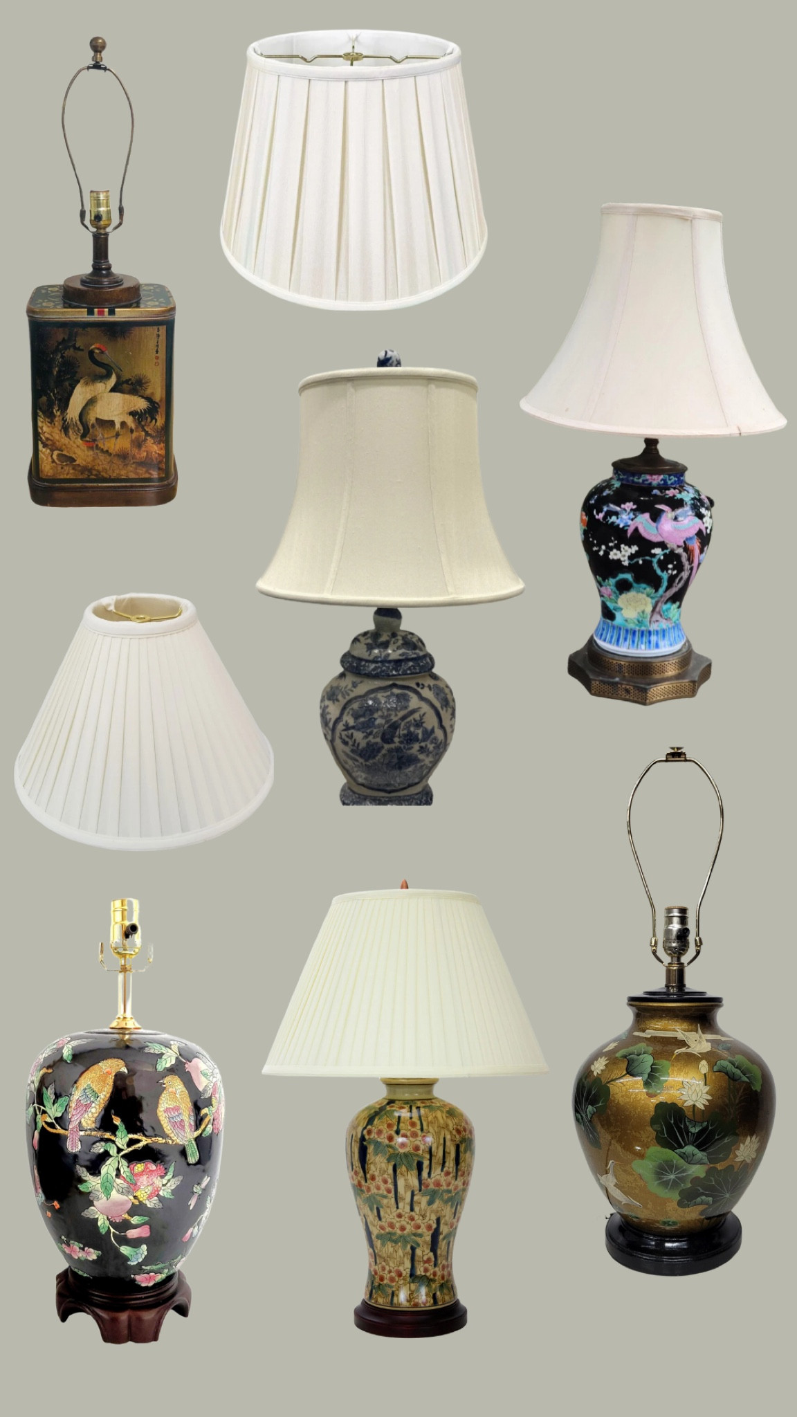 Ceramic lamps and pleated shades 

#LTKHome