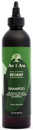 As I Am Rosemary Shampoo 8 oz - Scalp Treatment for Hair Density - with Biotin & Saw Palmetto | Amazon (US)