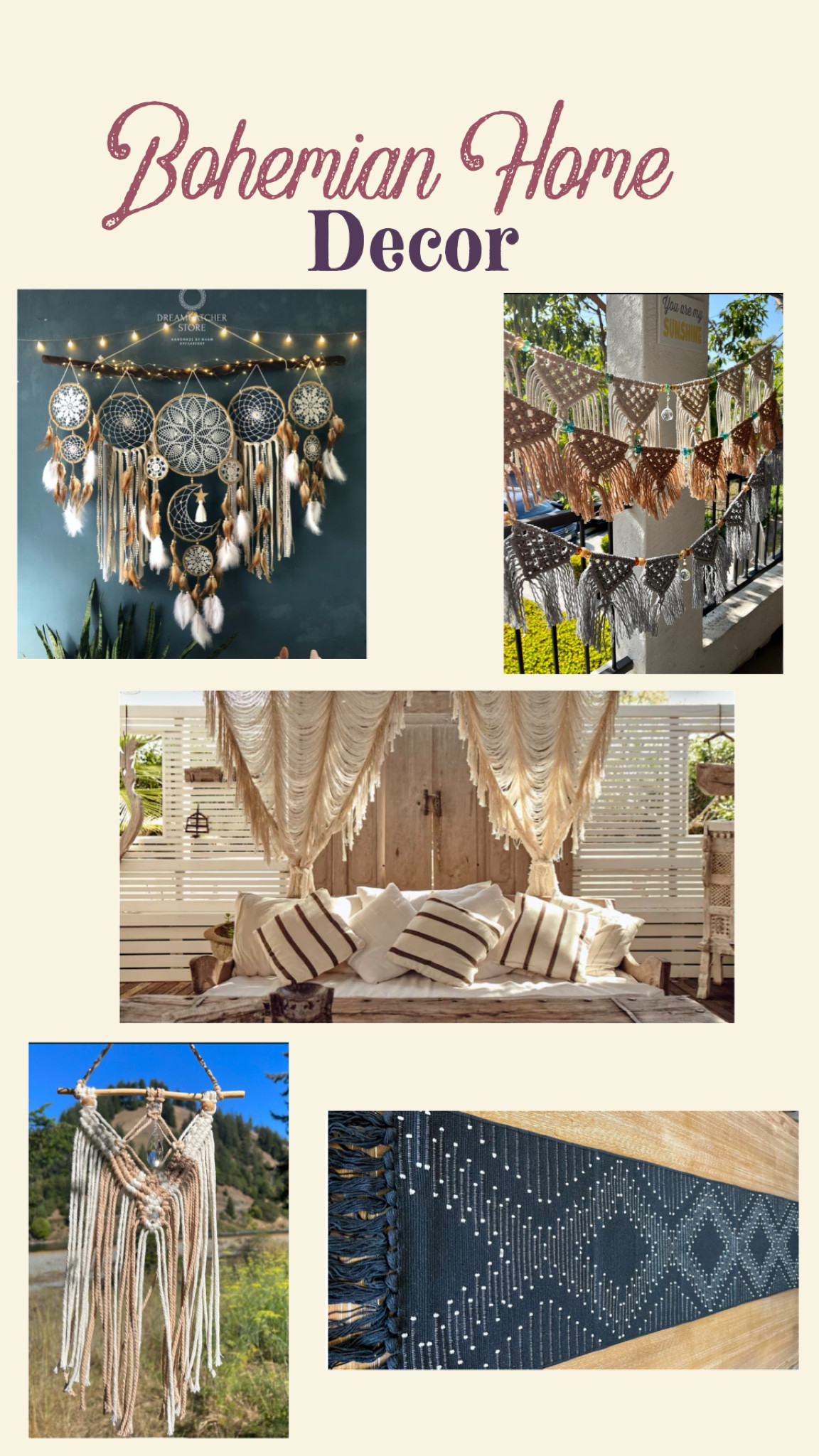 Bohemian Home Decor #boho #boholiving #bohohomedecor #ltkboholiving #hippielivestyle

#LTKhome #LTKunder100