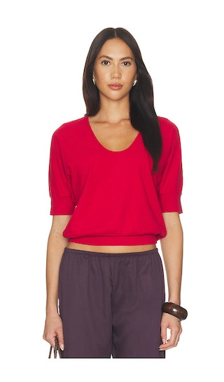 Artless Logan Top in Red. - size M | Revolve Clothing (Global)