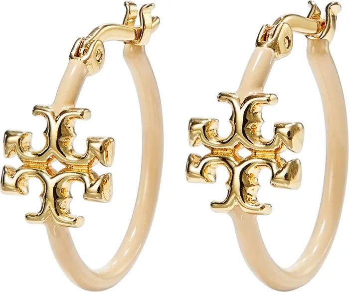 Tory Burch Eleanor Small Hoop Earrings | Nordstrom | Nordstrom