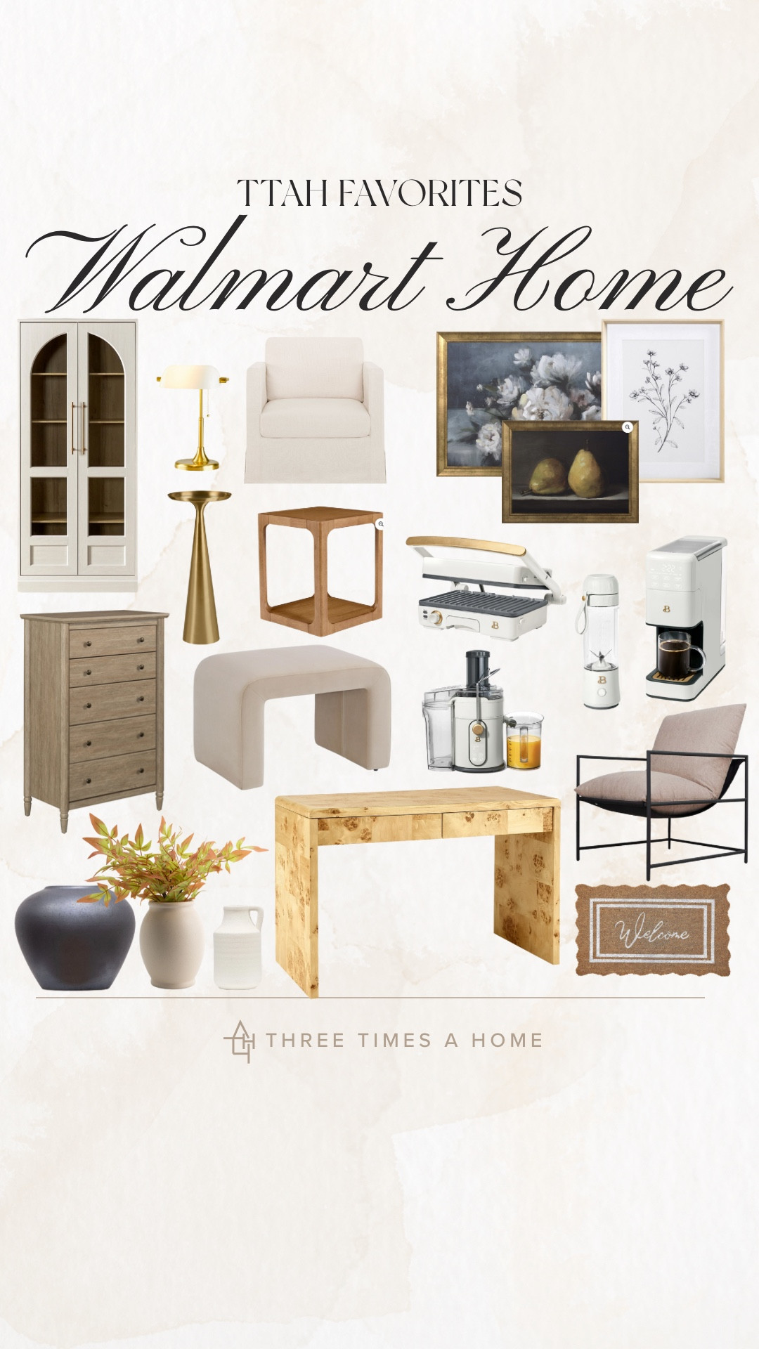 New Walmart home furniture and decor 

#LTKHome #LTKStyleTip