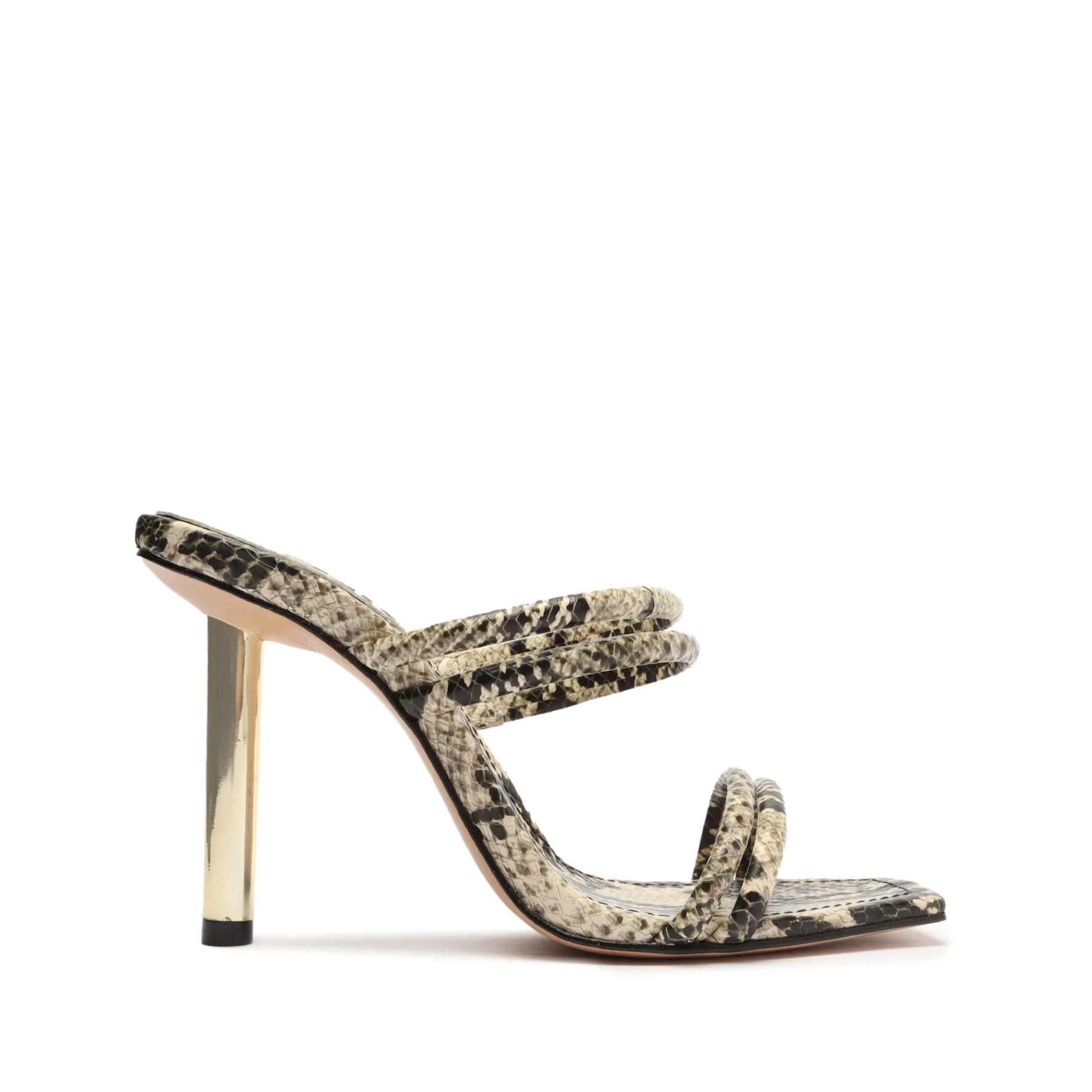 Lover Snake Embossed Leather Sandal | Schutz (US)