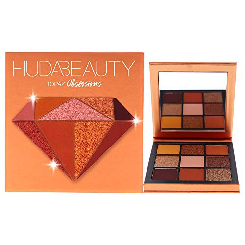 Huda Beauty Obsessions Eyeshadow Palette - Topaz Women Eye Shadow 0.04 oz, Powder | Amazon (US)