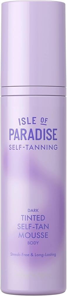 Isle of Paradise Tinted Self Tanning Mousse- Streak-Free Self Tanner, Natural-Looking & Lasts Up ... | Amazon (US)