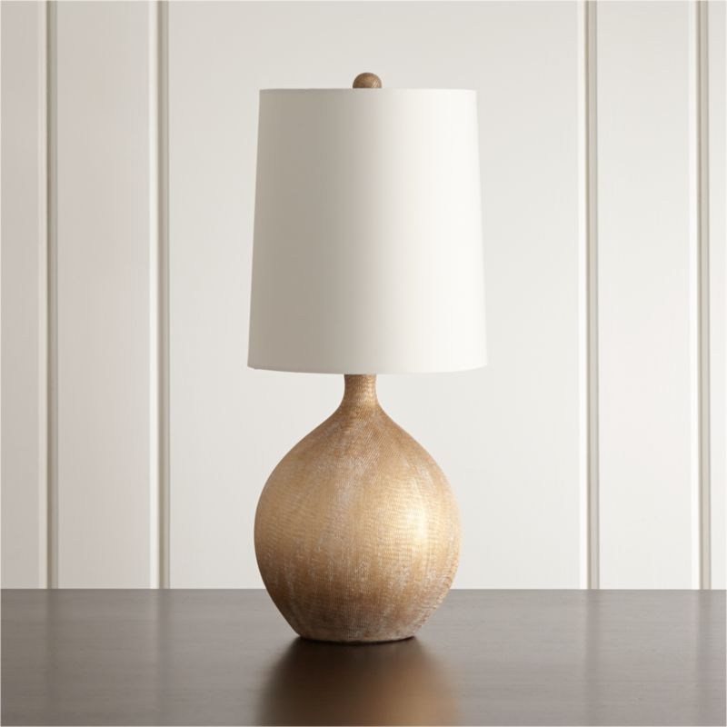 Vera Champagne Table Lamp, Set of 2 + Reviews | Crate and Barrel | Crate & Barrel