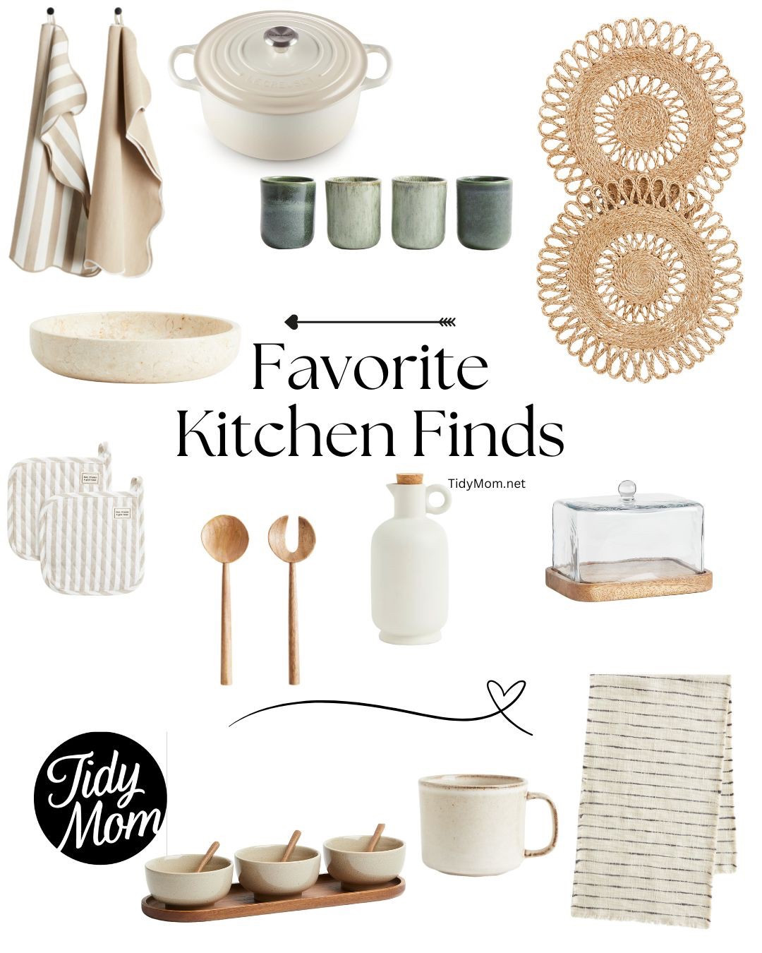 Favorite Kitchen Finds! 
Kitchen towels, kitchen bowls, placemats, mugs, butter saver, neutrals


#LTKHome