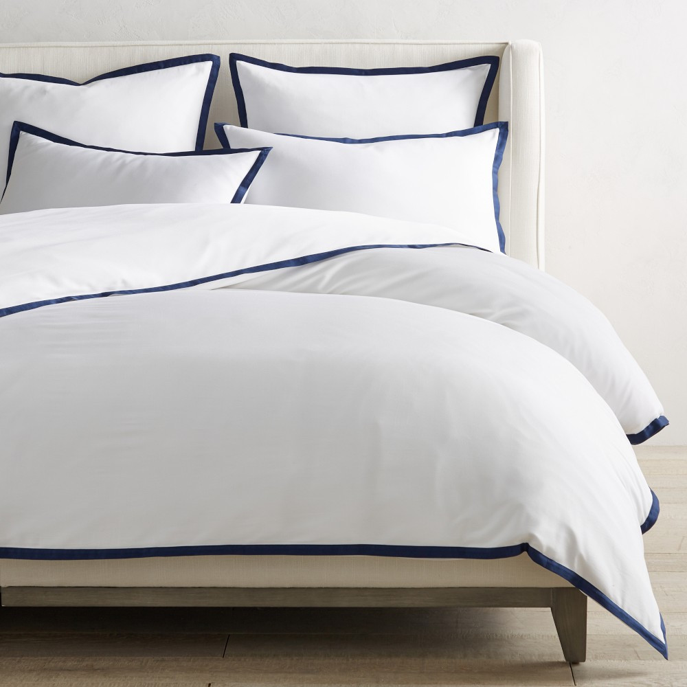 Chambers® Italian Border 300TC Sateen Duvet Cover & Shams | Williams-Sonoma