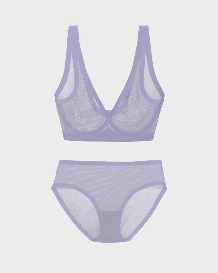 Sheer Bra & Panty Set | EBY