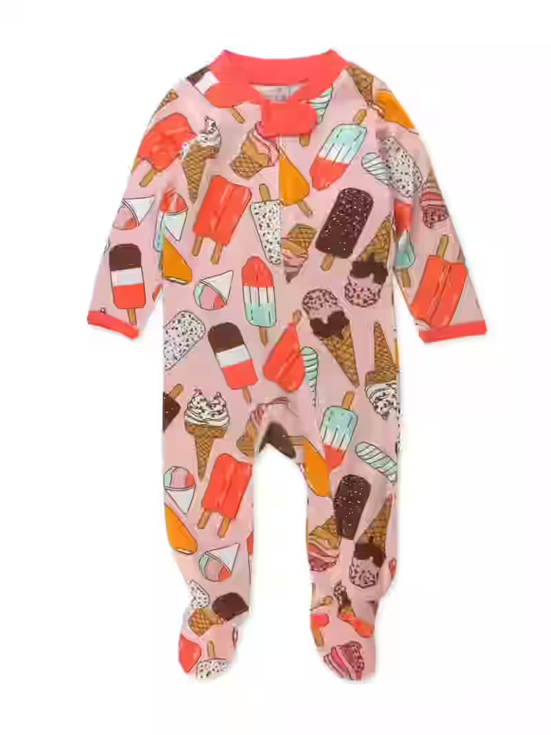 Honest Baby Clothing Organic Cotton Boy/Girl Long Sleeve Fourth of July Sleep N Play, Newborn to ... | Walmart (US)